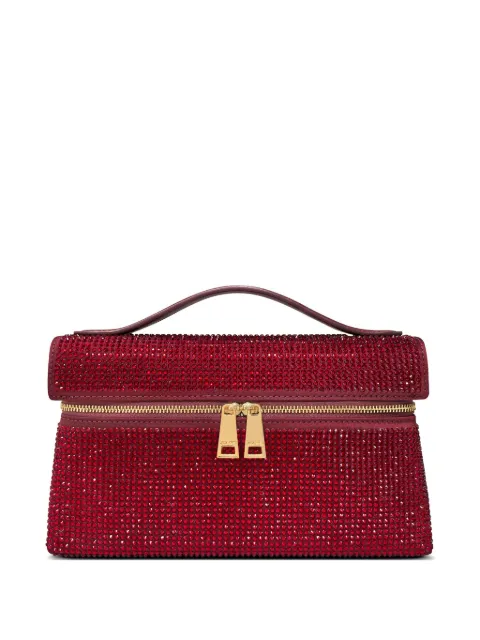 JW Pei Thea crystal-embellished top-handle tote bag Red 2T7844