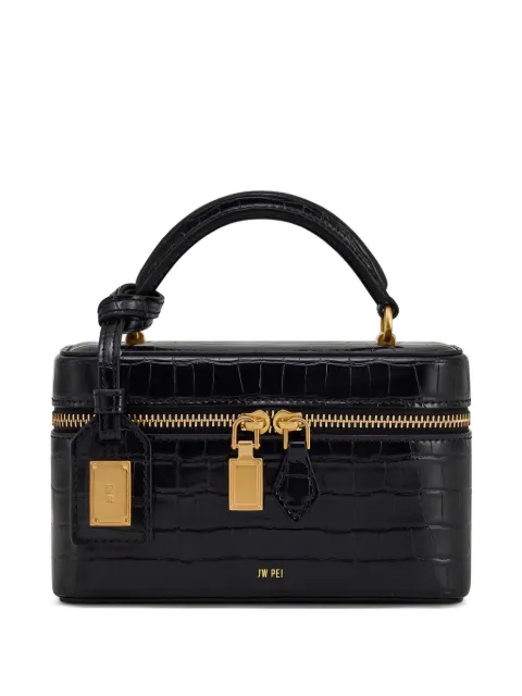 JW Pei Cleo crocodile-effect tote bag Black 2T3211
