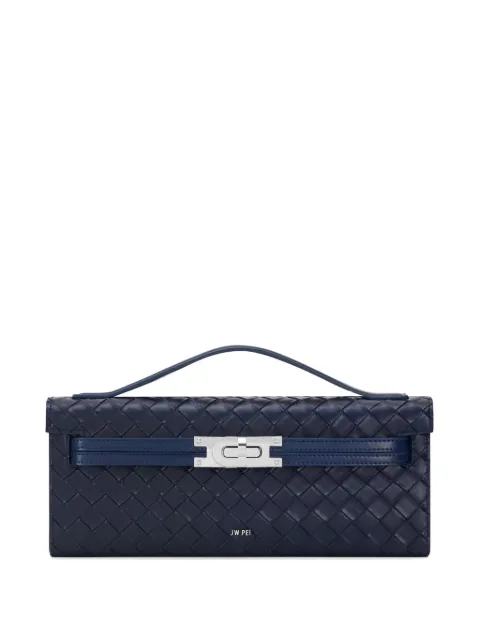 JW Pei Bria interwoven clutch bag Blue LS2T27651W