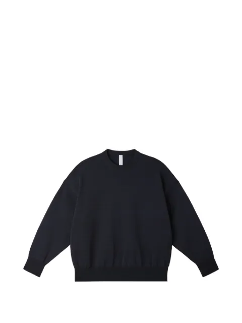 CFCL ribbed-trim long-sleeve sweater Blue CF011KN071