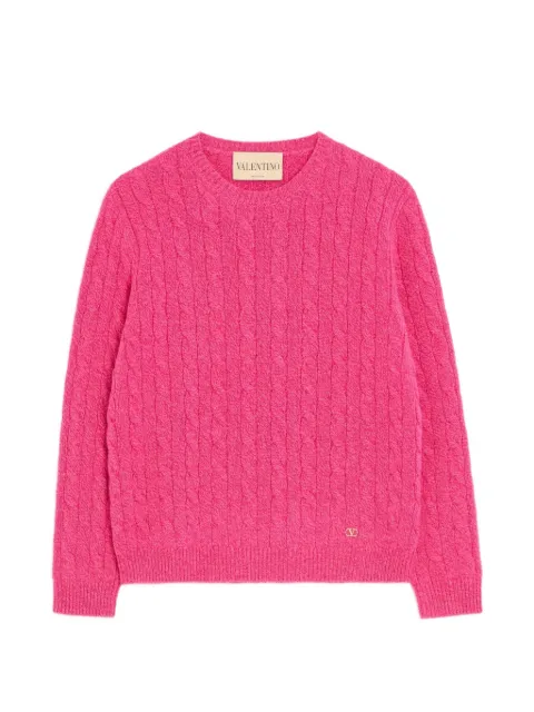 Valentino Garavani mool Mouliné sweater Pink BKC75DADH