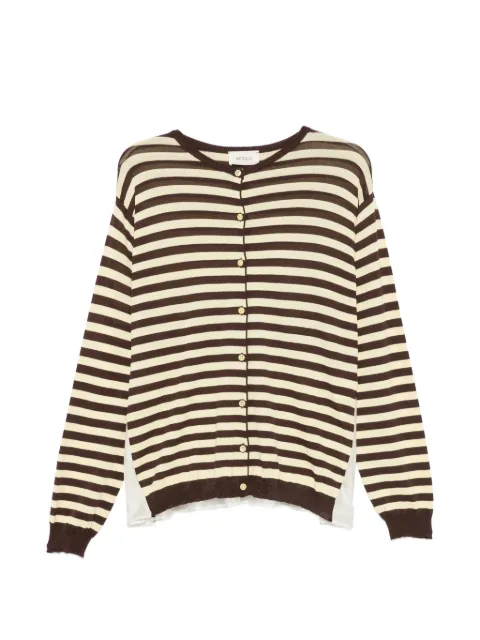 VICOLO striped cardigan Brown 2AB2099