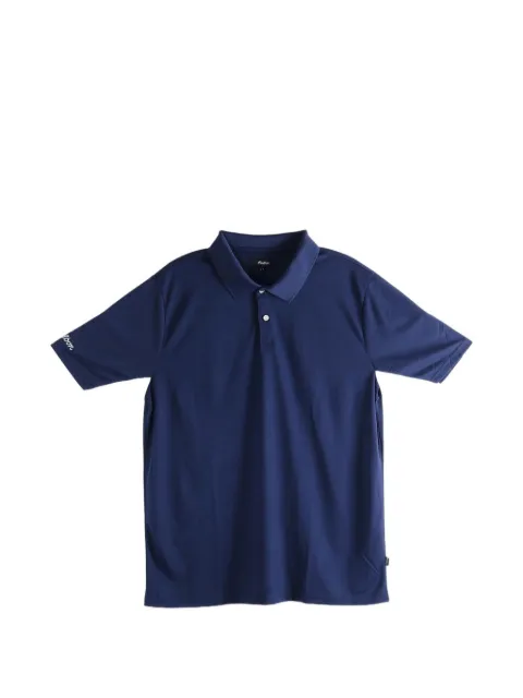 Malbon Golf Evergreen Paneled Performance Pique polo shirt Blue ME0043