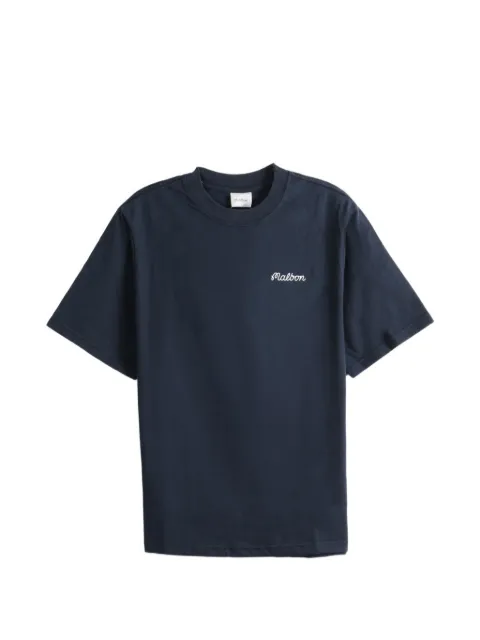 Malbon Golf logo-lettering graphic-print T-shirt Blue M9399