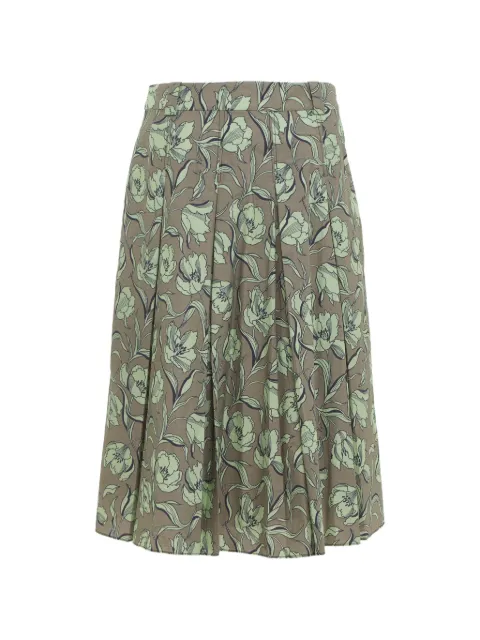 3.1 Phillip Lim floral-print pleated midi skirt Neutrals S26136236CFP