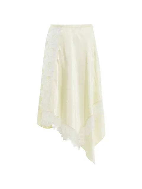 3.1 Phillip Lim lace-trim midi skirt Neutrals S26136239SKY
