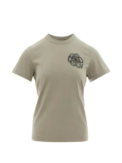 3.1 Phillip Lim floral-embroidery T-shirt Green S26110386PJB