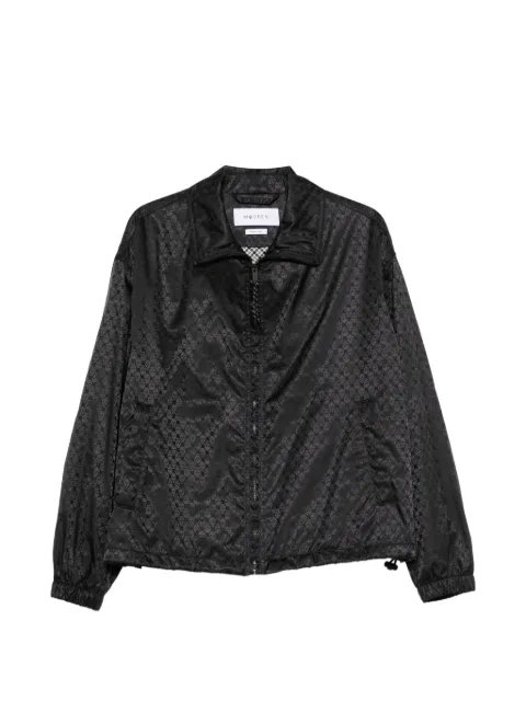Alexander McQueen Skull jacquard jacket in black Black 865148QRACA