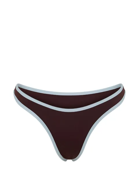 Myra Swim Cindy contrasting bikini bottoms Brown MS26BA25BLCH