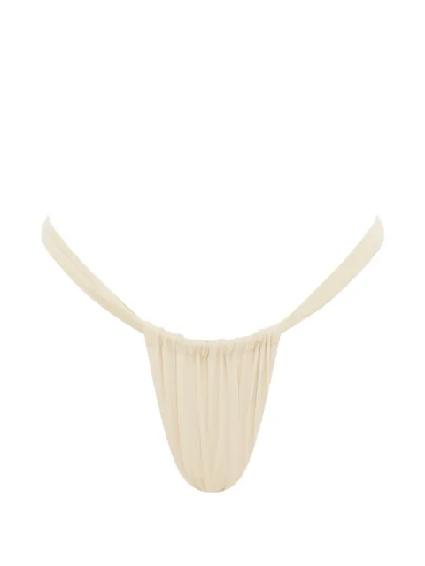 Myra Swim Rio ruched bikini bottoms Neutrals MS24BA24IVO
