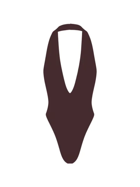Myra Swim Ralph halterneck swimsuit Brown HL04119E3CH