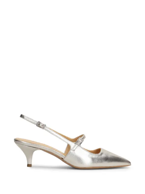 Fratelli Russo buckle-fastening slingback pumps Silver TALYS2603