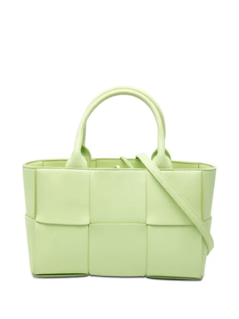 Bottega Veneta Pre-Owned 2012-2026 Mini Nappa Maxi Intrecciato Arco Tote satchel Green WR131NBFWFYUQ4FM