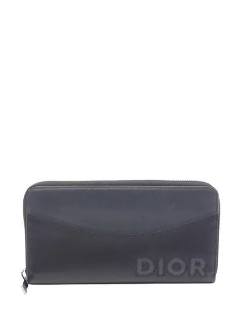 Christian Dior Pre-Owned 2010-2026 Leather Wallet long wallets Black K2CJSRCAH4W0ST0L