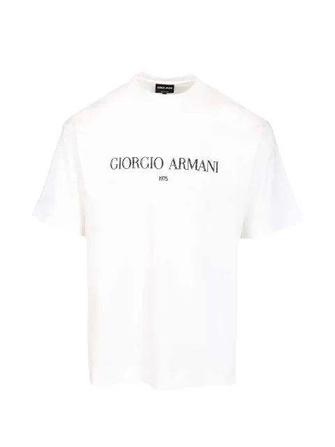 Giorgio Armani logo-print t-shirt White GM003613