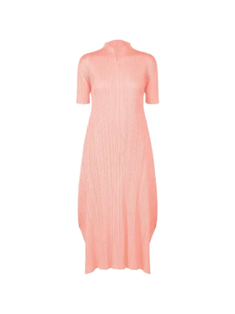 Pleats Please Issey Miyake pleated A-line dress Pink PP66JH136