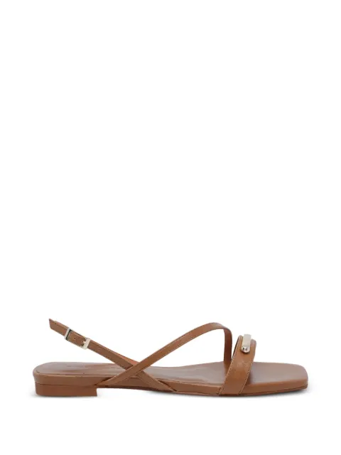 ANGEL ALARCON Greta square-toe sandals Brown 26029