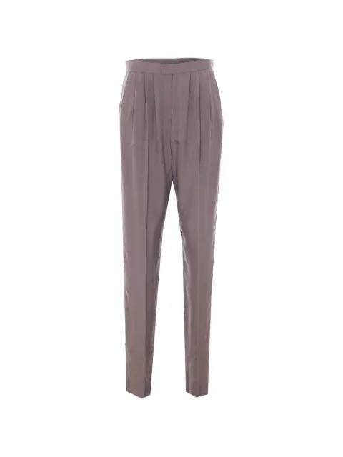 Saint Laurent pleated trousers Grey 856580PCEXY6J78