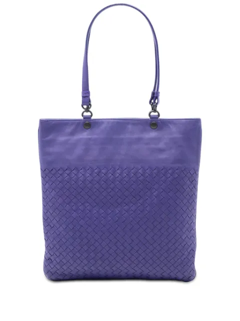Bottega Veneta Pre-Owned 2009 Nappa Intrecciato Flat tote bag Purple YQOZANDL2689B5O1