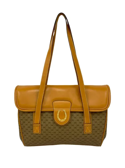 Gucci Pre-Owned 20th Century Micro GG Supreme Horseshoe shoulder bag Brown 7WHKNDFMB5XHN36K