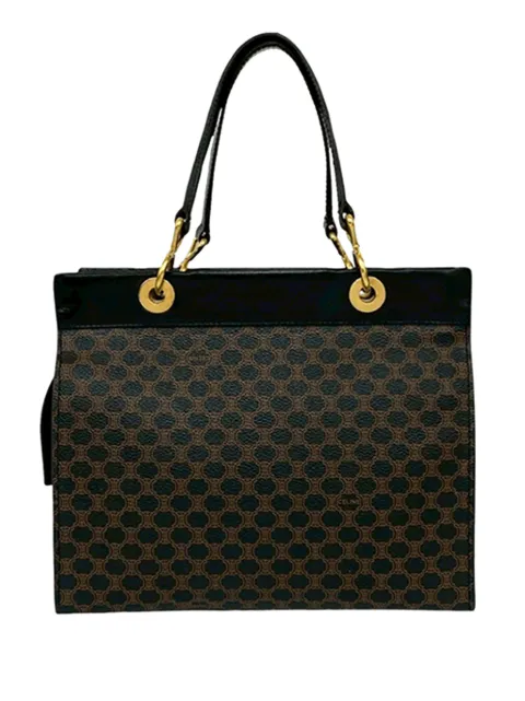 Celine Pre-Owned 1999 Macadam Coated Canvas tote bag Black BVN8T50DMZDUEG7H
