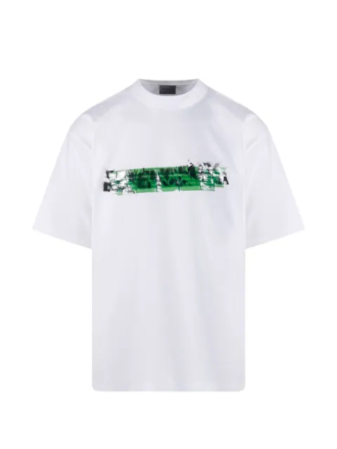 Balenciaga tape-effect T-shirt White 764235TUVI6