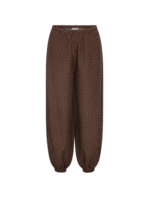 Posse Evie polka-dot trousers Brown PS1918CPD