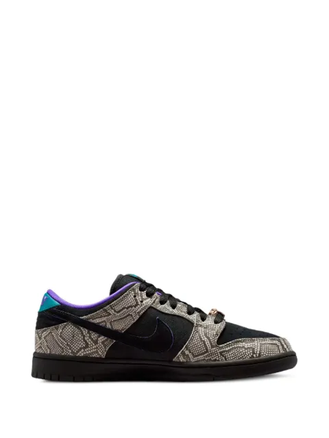 Nike x Dashawn Jordan SB Dunk Low snakeskin-pattern sneakers Grey IB6208