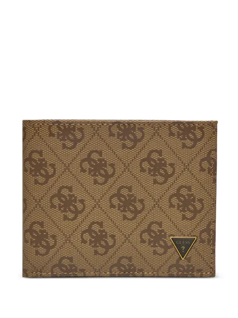 GUESS USA Milano monogram-pattern wallet Neutrals SMVELELEA20