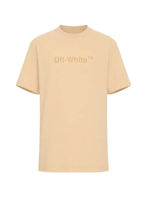 Off-White logo-print T-shirt Neutrals 44MAA120F5009269