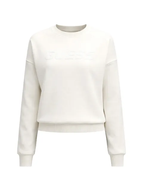 GUESS USA Aelia sequin-embellished sweatshirt White V5BQ10KB681