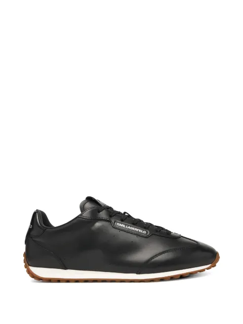 Karl Lagerfeld panelled lettering-detail sneakers Black KL55920