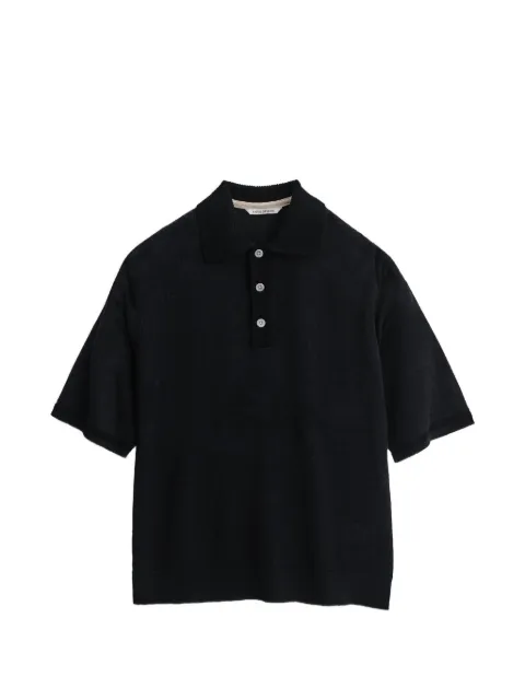 A Kind of Guise Basin knit polo shirt Black 585963