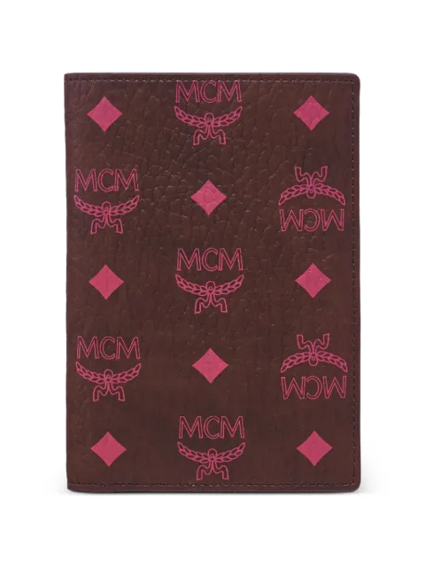 MCM Ottomar Visetos passport holder Brown MXVFATT014B001