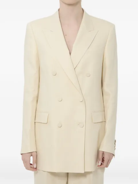 Tagliatore double-breasted jacket Yellow JJASMINE340021