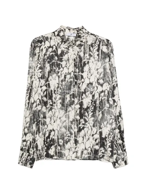 PT Torino abstract-print long-sleeve shirt Neutrals 6SIT130STDER21