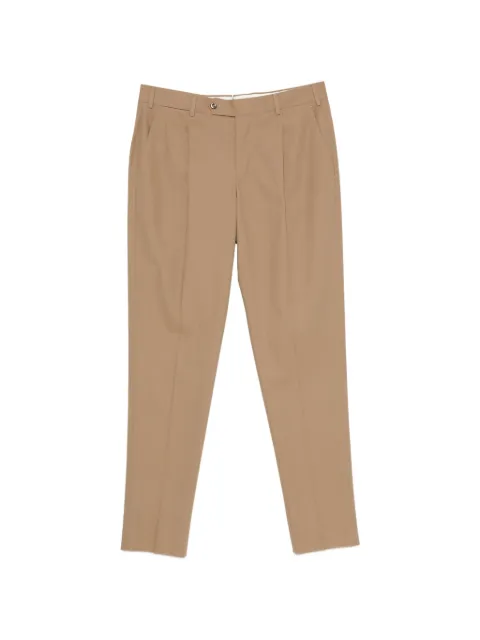 PT Torino pleated-detail tailored trousers Neutrals ZSUFZA0CL1SD82