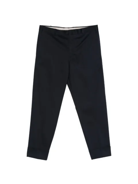 PT Torino pressed-crease turned-up trousers Blue ASXCZ00FWDSD59