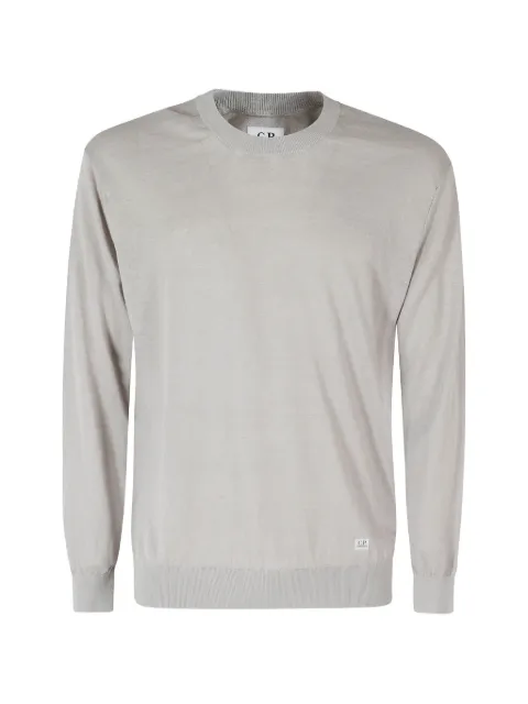 C.P. Company crew-neck raglan-sleeve sweater Grey 20CMKN124A110307A