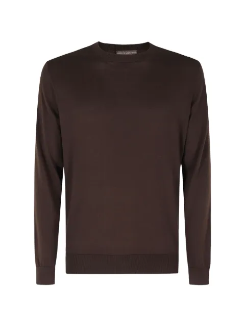 Filippo De Laurentiis crew-neck long-sleeve sweater Brown GC1MLSU12R098