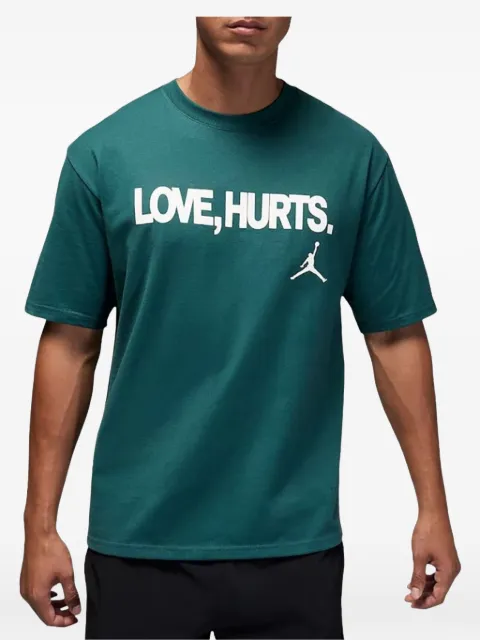 Jordan x Jalen Hurts Jumpman slogan-print T-shirt Green IQ3767377