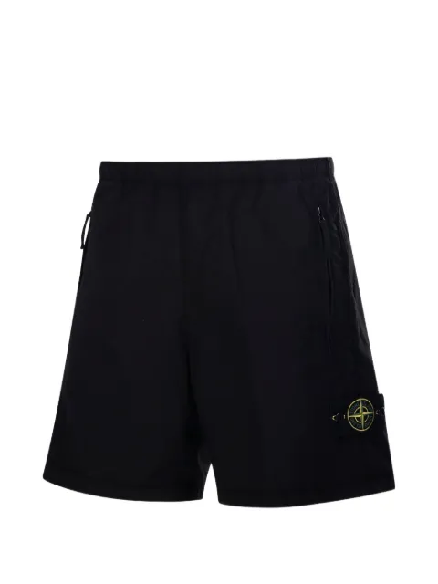 Stone Island Compass patch shorts Black L1S15L100017S0003