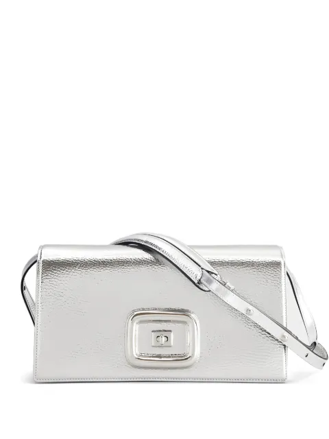 Roger Vivier Viv' Choc shoulder bag Silver RBWAOGW0300KJ9B200