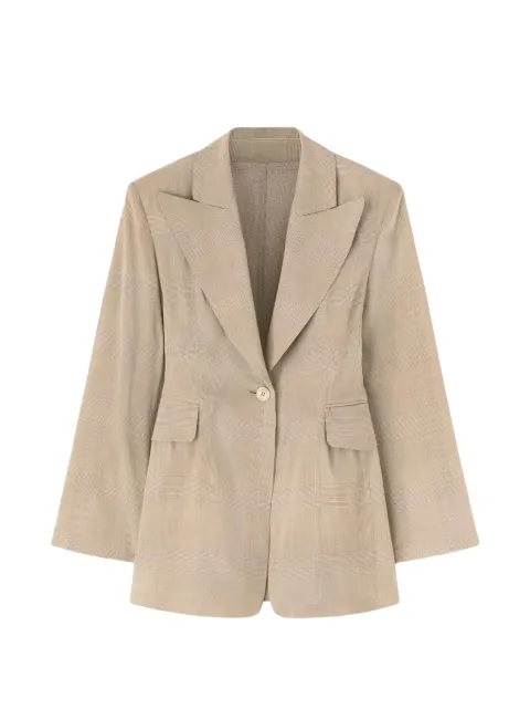 Ermanno Scervino single-breasted blazer Neutrals D486I722WJV