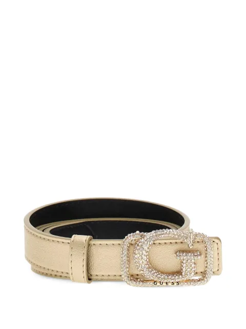 GUESS USA logo-buckle belt Gold BW9243P5325