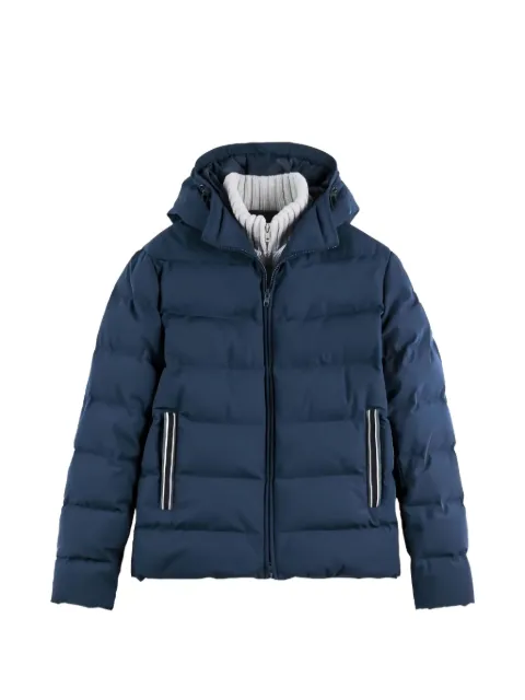 Fay double-front down jacket Blue NAM32520700YOU
