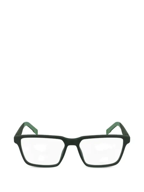 Lacoste rectangle-frame full-rim glasses Green L2924300