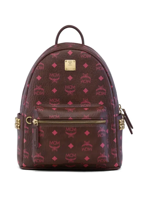 MCM Stark Visetos backpack Brown MMKGSVE034B001