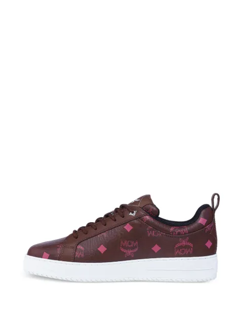 MCM Neo Terrain logo-print lace-up sneakers Brown MESFSAJ014B036