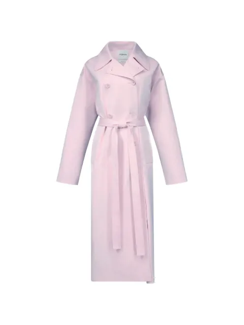 FFORME Leonie double-breasted trench coat Pink FF00647CO2515